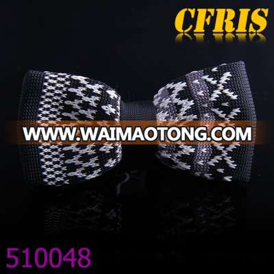 New Style Knitted Cotton School Uniform Large Bow Tie